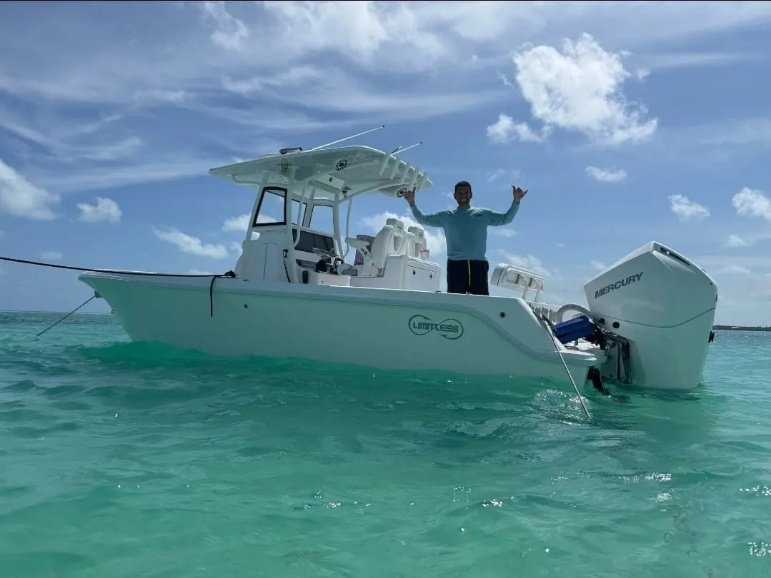 Limitless 270 in the turquoise shallows